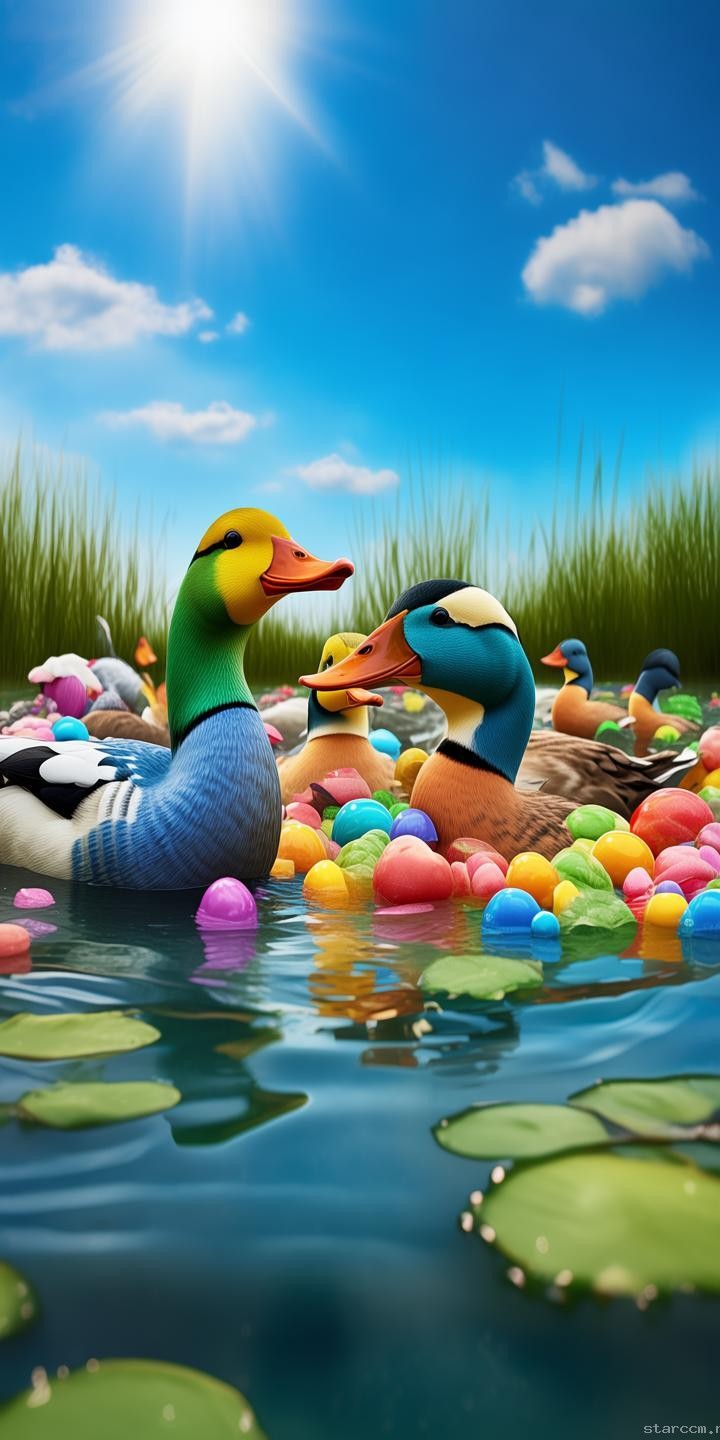 **🦆浮漂盛宴！喜欢看鸭子吃浮漂的朋友，这个虚拟之旅让你一次看过瘾！**